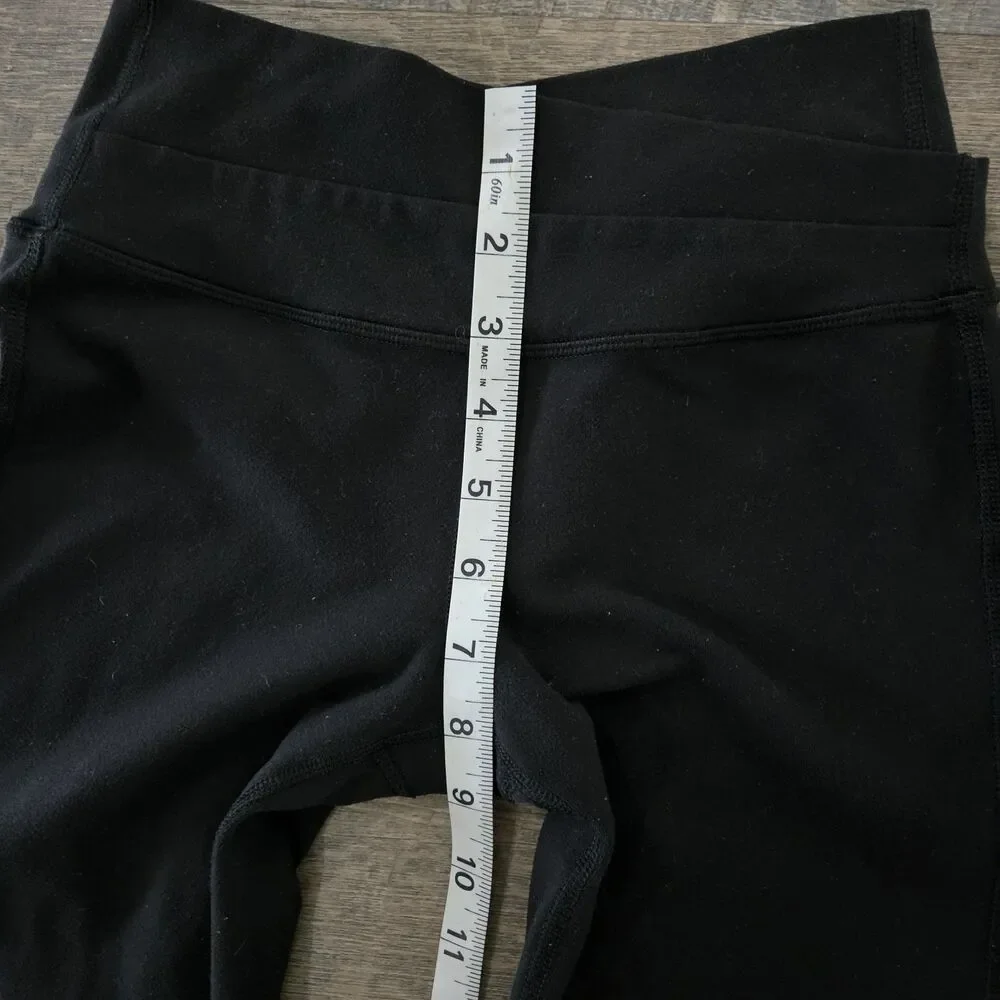 lululemon Astro Leggings lululemon Size 2 Black Crossover Waist Yoga Gym 31.5